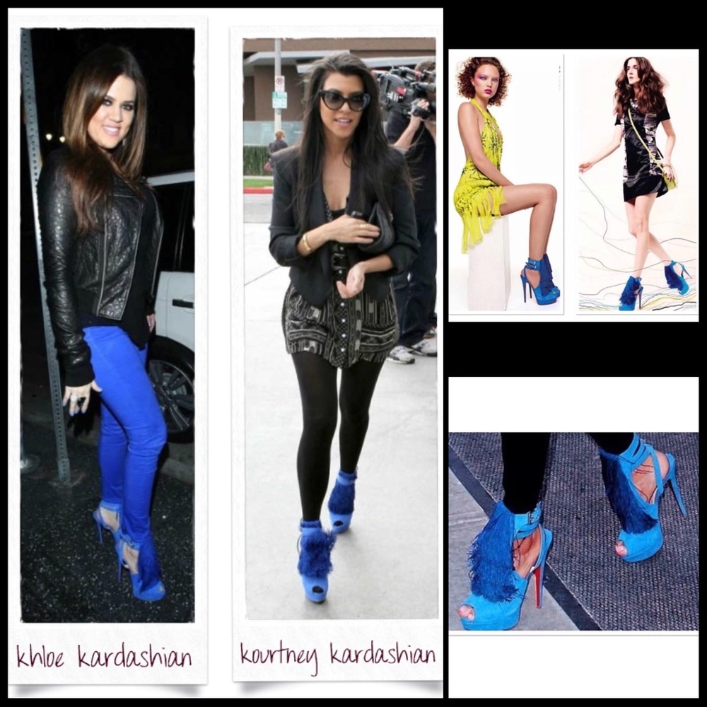 Louboutin | Platform Fringe Pumps - Picture 2 of 8